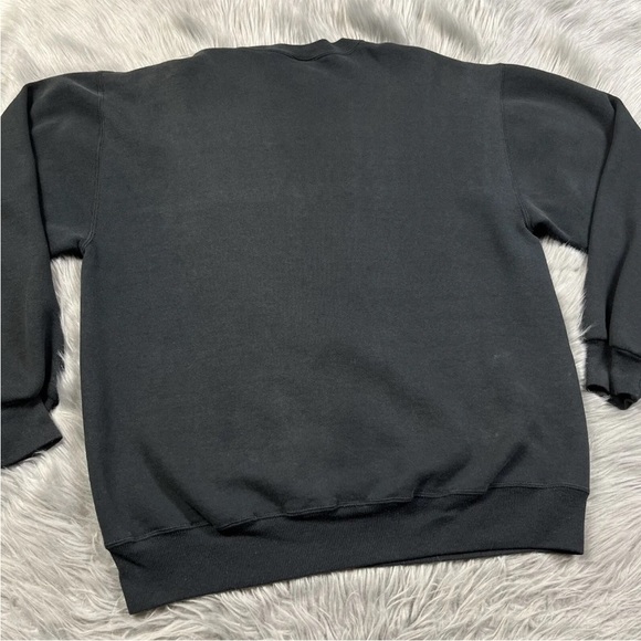 Vintage Russell Made In The USA Black Crewneck Sweater - Picture 4 of 12